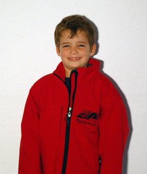 Kinder Softshelljacke mit Logo 